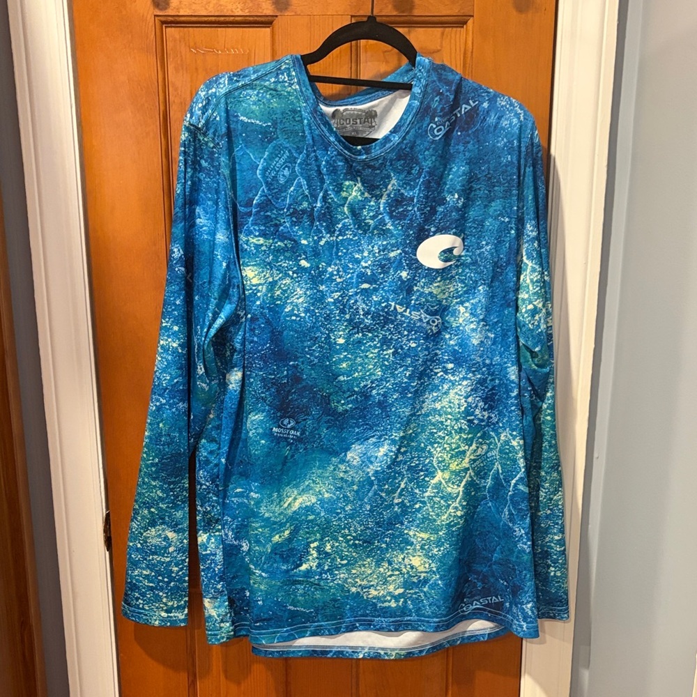 Costa Oceanic Pattern Long Sleeve Shirt